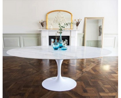 стол Tulip Oval Marble (L199 H74) арт.53335