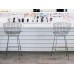 барный стул Wire Side (хром / белый) арт.53267