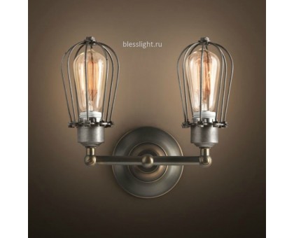 бра Loft Cage 2001–B2 (стальной) арт.30527