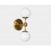 бра Modo Sconce 2 Globes (хром / белый) арт.12418