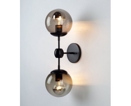бра Modo Sconce 2 Globes Black (черный) арт.10875