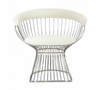 кресло Platner Lounge (хром / красный) арт.56535