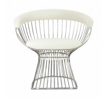 кресло Platner Lounge (белый / белый) арт.56604