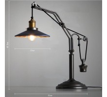 лампа Industrial Table Lamp 3879 (серый) арт.31217
