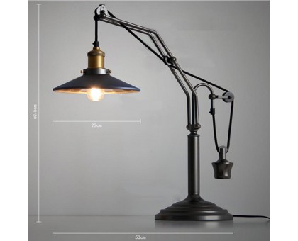 лампа Industrial Table Lamp 3879 (серый) арт.31217