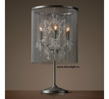 лампа настольная Vaille crystal 3005–T4 (ржавый металл) арт.30136