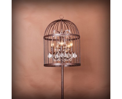 лампа настольная Vintage birdcage 5006–T5 (ржавый металл) арт.30142