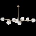 люстра Branching Bubbles 8 (золотой) арт.12152