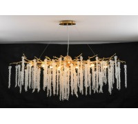 люстра Coral Crystals Long (L180 / серебряный) арт.20090