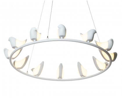 люстра Creative Bird Chandelier 12R (белый) арт.14587
