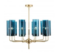 люстра Glass Tube Chandelier 10 (янтарный) арт.17444