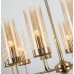 люстра Glass Tube Chandelier 10 (янтарный) арт.17444