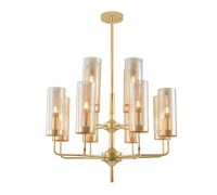 люстра Glass Tube Chandelier 12 (янтарный) арт.17517