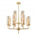 люстра Glass Tube Chandelier 12 (янтарный) арт.17517
