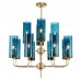 люстра Glass Tube Chandelier 12 (янтарный) арт.17517