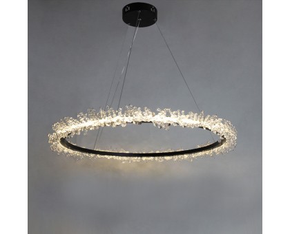 люстра Halo Crystal Pendant Lamp (D180 / серебряный) арт.20456