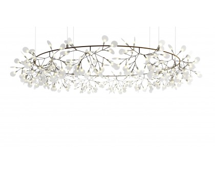 люстра Heracleum the Big O (D125 162 x 0,7Вт / серебряный) арт.17495