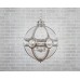 люстра Lantern Hagerty D43 (черный) арт.30648