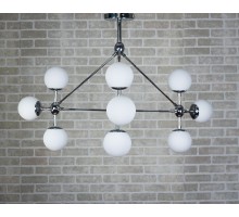 люстра Modo Chandelier 10 Globes (золотой / белый) арт.16820