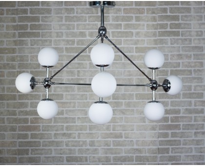 люстра Modo Chandelier 10 Globes (золотой / белый) арт.16820
