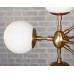 люстра Modo Chandelier 10 Globes (золотой / белый) арт.16820