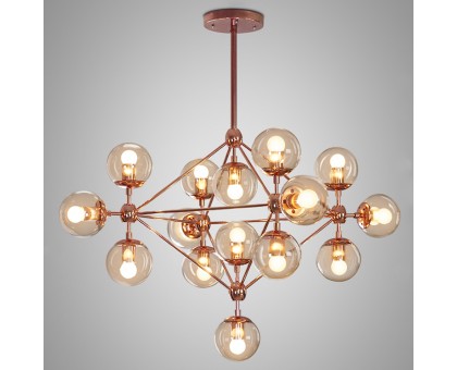 люстра Modo Chandelier 15 Globes (золотой / прозрачный) арт.12267