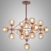 люстра Modo Chandelier 15 Globes (золотой / прозрачный) арт.12267