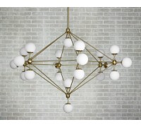 люстра Modo Chandelier 21 Globes (золотой / белый) арт.16814