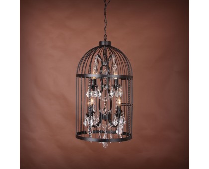 люстра Vintage birdcage 5006–D4+4 (черный) арт.30038
