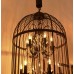 люстра Vintage birdcage 5006–D4+4 (черный) арт.30038