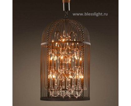 люстра Vintage birdcage 5006–D6+6 (ржавый металл) арт.30031