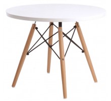 стол Eames DSW T017 (D80 H72 / белый) арт.53291