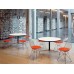 стул Eames DKR (золотой / белый) арт.56588