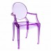 стул Louis Ghost (голубой) арт.59009