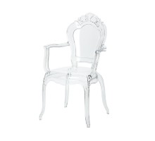 стул Royal Ghost (дымчатый) арт.56515