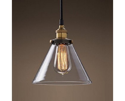 светильник 20th c. Factory filament 6056–1P (прозрачный) арт.30278