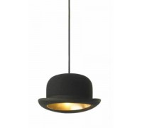 светильник Jeeves Bowler Hat Pendant (черный-золотой) арт.10165