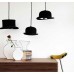светильник Jeeves Bowler Hat Pendant (черный-золотой) арт.10165
