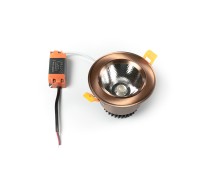 светильник точечный L8809COB-10W-Copper арт.45190