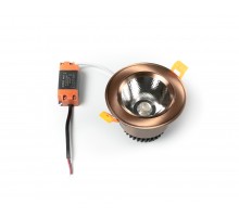 светильник точечный L8809COB-10W-Copper арт.45190