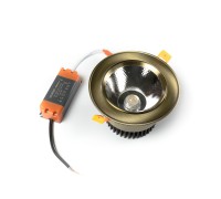 светильник точечный L8809COB-20W-Bronze арт.45191