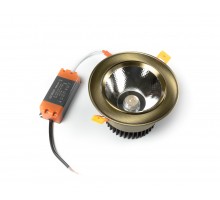 светильник точечный L8809COB-20W-Bronze арт.45191