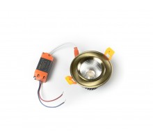 светильник точечный L8809COB-5W-Bronze арт.45187