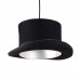 светильник Wooster Top Hat Pendant (черный-золотой) арт.10004