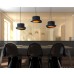 светильник Wooster Top Hat Pendant (черный-золотой) арт.10004