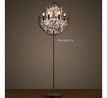 торшер Foucault's orb crystal 8031–6LA (ржавый металл) арт.30043